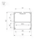 Профиль SL-LINE-5050-LW-2000 ANOD GOLD (Arlight, Алюминий) 039982