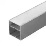 Профиль с экраном SL-LINE-7477-2500 ANOD+OPAL (Arlight, Алюминий) 020468