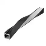 Профиль SL-ARC-3535-TWIST180-500 BLACK (Arlight, Алюминий) 032685