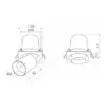 Светильник LGD-PULL-S100x100-10W White6000 (WH, 20 deg) (Arlight, IP20 Металл, 3 года) 026195