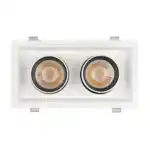 Светильник LTD-PULL-S110x210-2x10W Day4000 (WH, 24 deg, 230V) (Arlight, IP20 Металл, 5 лет) 031361