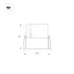 Светильник MS-ATLAS-BUILT-R66-15W Day4000 (WH-BK, 35 deg, 230V) (Arlight, IP20 Металл, 5 лет) 033652