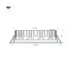 Светодиодный светильник LTD-187WH-FROST-21W Warm White 110deg (Arlight, IP44 Металл, 3 года) 021069