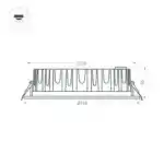 Светодиодный светильник LTD-145WH-FROST-16W Warm White 110deg (Arlight, IP44 Металл, 3 года) 021068
