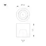 Светильник SP-FOCUS-R140-30W Day White (Arlight, IP20 Металл, 3 года) 021428