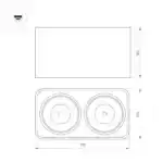 Светильник SP-CUBUS-S195x100-2х8W Day4000 (BK, 45 deg, 230V) (Arlight, IP20 Металл, 3 года) 036056