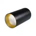 Светильник накладной SP-POLO-R85-1-15W Day White 40deg (Black, Gold Ring) (Arlight, IP20 Металл, 3 года) 022952