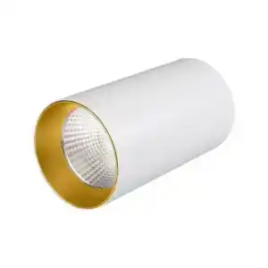 Светильник накладной SP-POLO-R85-1-15W Day White 40deg (White, Gold Ring) (Arlight, IP20 Металл, 3 года) 022941
