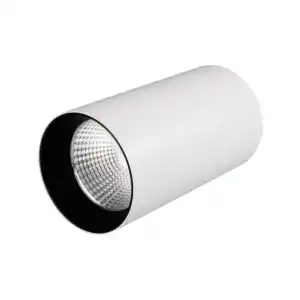 Светильник накладной SP-POLO-R85-1-15W Day White 40deg (White, Black Ring) (Arlight, IP20 Металл, 3 года) 022939