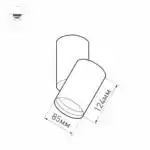 Светильник SP-POLO-SURFACE-TURN-R85-15W Day4000 (WH-WH, 40 deg) (Arlight, IP20 Металл, 3 года) 027564