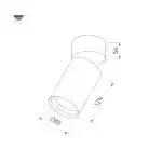 Светильник SP-POLO-SURFACE-FLAP-R85-15W Day4000 (BK-BK, 40 deg) (Arlight, IP20 Металл, 3 года) 027542