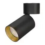 Светильник SP-POLO-SURFACE-FLAP-R85-15W Day4000 (BK-GD, 40 deg) (Arlight, IP20 Металл, 3 года) 027544