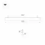Светильник ALT-LINEAIR-FLAT-UPDOWN-DIM-S2094-1200-40W Day4000 (BK, 100 deg, 230V) (Arlight, IP20 Металл, 3 года) 031471