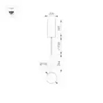 Светильник SP-BEADS-HANG-T-R100-8W Day4000 (BK-GD, 180 deg, 230V) (Arlight, IP20 Металл, 5 лет) 036507
