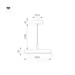 Светильник SP-ELEGANT-R300-17W Warm3000 (WH, 120 deg, 230V) (Arlight, IP20 Металл, 3 года) 033914