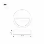 Светильник LTD-TRAIL-R115-4W Warm3000 (GR, 65 deg, 230V) (Arlight, IP65 Металл, 3 года) 029962