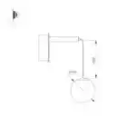 Светильник SP-BEADS-WALL-HANG-R130-6W Warm3000 (BK-GD, 180 deg, 230V) (Arlight, IP20 Металл, 3 года) 035373