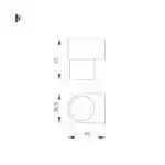 Светильник SP-SPICY-WALL-MINI-S60x39-3W Day4000 (BK, 40 deg, 230V) (Arlight, IP20 Металл, 3 года) 034906
