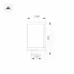 Светильник LGD-Path-Cub-H500B-12W Warm White (Arlight, IP54 Металл, 3 года) 021800
