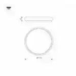 Светильник LGD-GIRO-R175-10W Day4000 (GR, 110 deg, 230V) (Arlight, IP54 Металл, 3 года) 032421