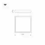 Светильник LGD-AREA-S240x240-25W Day4000 (GR, 110 deg, 230V) (Arlight, IP54 Металл, 3 года) 032427