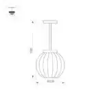 Светильник LGD-PEARL-HANG-7W Warm3000 (GR, 164 deg, 230V) (Arlight, IP65 Металл, 3 года) 030004