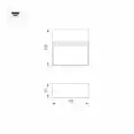 Светильник LGD-TRACE-S100x100-4W Warm3000 (GR, 65 deg, 230V) (Arlight, IP65 Металл, 3 года) 029960