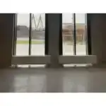 Напольный конвектор Vitron ВКН.300.150.600.4ТК.Н.RAL9016 с однотонной покраской, белый, нижнее правое подключение (с термовентилем)