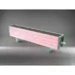 Напольный конвектор Vitron ВКН.300.150.600.4ТК.Н.RAL.НСЦ + RAL.НСЦ с комбинированной покраской цвета RAL, нижнее правое подключение (с термовентилем)