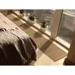Решетка (без рамки) для внутрипольного конвектора Vitron 600×400 (сечение профиля 10×18), шаг 13 мм, деревянная, со втулками Декор