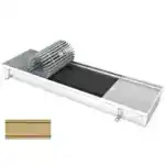Конвектор внутрипольный EvaSystems KC.80.258.900.RR.P (зол. реш.) без вентилятора (с алюминиевой решеткой золотого цвета)