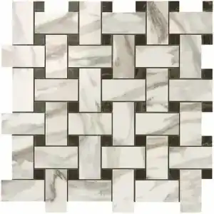 S.M. Calacatta Gold Twist Mosaic 30,5×30,5/S.M. Калакатта Голд Моз Твист 30,5×30,5 600110000069