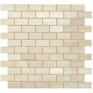 S.O. Ivory Chiffon Brick Mosaic 30,5х30,5/С.О. Айвори Шиффон Брик Мозаика 30,5х30,5 600110000203