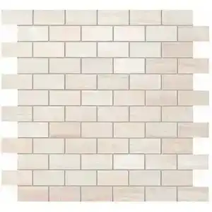 S.O. Pure White Brick Mosaic 30,5х30,5/С.О. Пьюр Вайт Брик Мозаика 30,5х30,5 600110000202