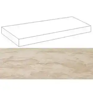 S.M. Woodstone Champagne Scal. Ang. S/С.М. Вудстоун Шампань Угловая Ступень Лс 33х60 620070000500