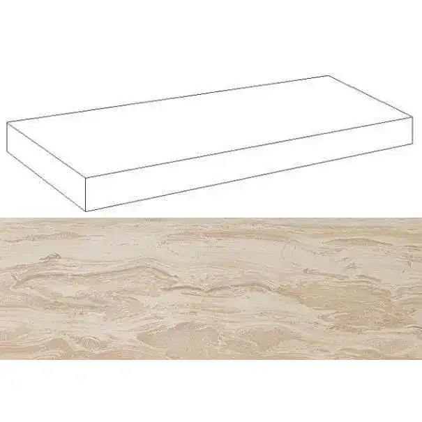 cdc9e2bc0cafd445d66ed1236dd2755e S.M. Woodstone Champagne Scal. Ang. S/С.М. Вудстоун Шампань Угловая Ступень Лс 33х60 620070000500