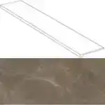 S.S. Grey Scalino Laterale SX 33×120/С.С. Грей Ступень Угловая Левая 33х120 620070000770