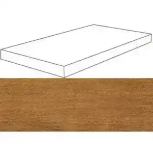 Verity Cognac Scalino Angolare DX 33×120/Верити Коньяк Ступень Угловая Правая 33х120 620070001151