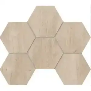 Мозаика SF02 Soft Wood Hexagon неполированная 25×28.5 B2535259