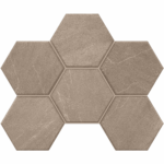 Мозаика GB02 Gabbro Hexagon неполированная 25×28.5 Mosaic/GB02_NR/25×28,5/Hexagon