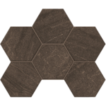Мозаика GB04 Gabbro Hexagon неполированная 25×28.5 Mosaic/GB04_NR/25×28,5/Hexagon