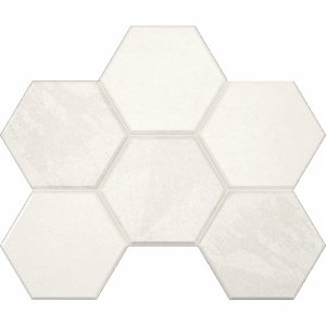 Мозаика LN00/TE00 Luna Hexagon неполированная 25×28.5 Mosaic/LN00_NS/TE00_NS/25×28,5/Hexagon