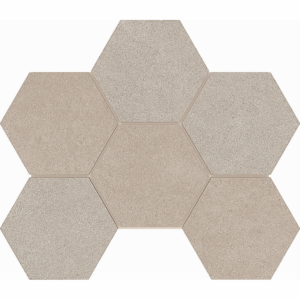 Мозаика LN01/TE01 Luna Hexagon неполированная 25×28.5 Mosaic/LN01_NS/TE02_NS/25×28,5/Hexagon