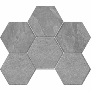Мозаика LN03/TE03 Luna Hexagon неполированная 25×28.5 Mosaic/LN03_NS/TE03_NS/25×28,5/Hexagon