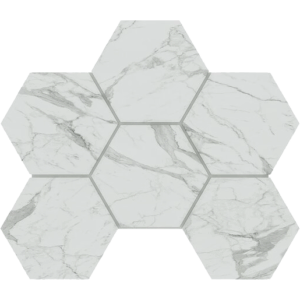 Мозаика MN01 Montis Hexagon полированная 25×28.5 Mosaic/MN01_PS/25×28,5/Hexagon