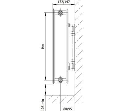 Радиатор стальной панельный axis 20 hygiene 300 x 400 classic axis203004c